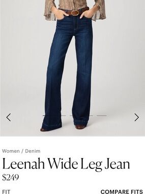 PAIGE Indigo Wide-Leg High-Rise Jeans